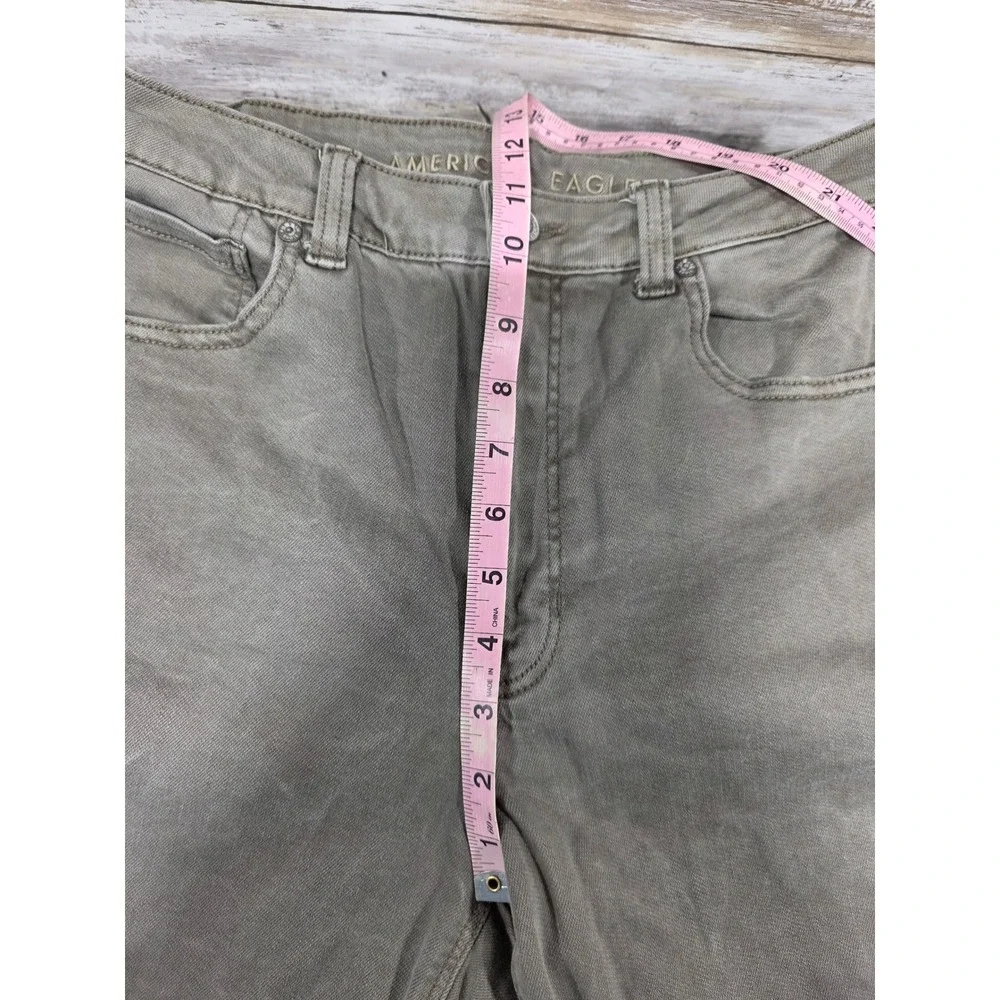 American Eagle Women Lot‎ 10 Super Stretch Black Jeggings & 12 Reg. Green Jeans - Picture 16 of 16